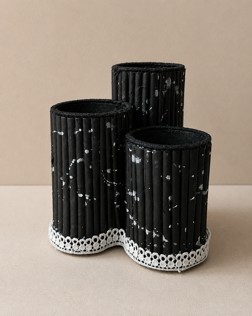 Paper Straw Desk Organiser