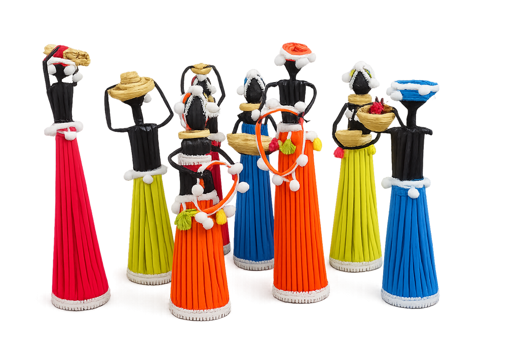 Handcrafted Paper Doll Showpiece - 1pc